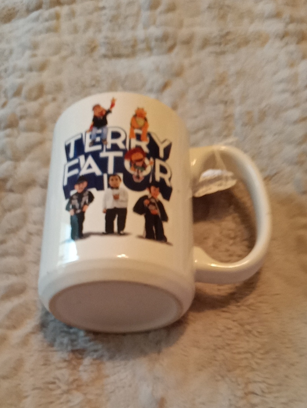 White Character Print Ceramic Mug - Home Party Supplies